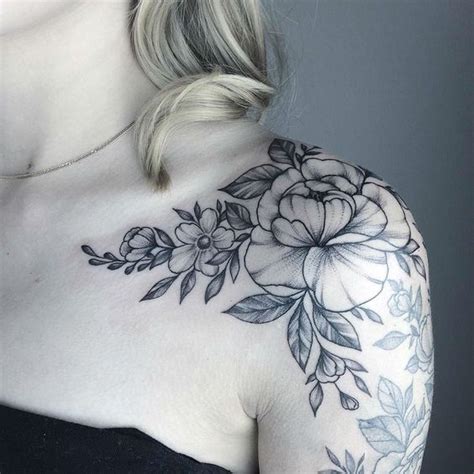 pecho hombro tatuajes para mujeres|200 ideas de Tatuajes hombro 